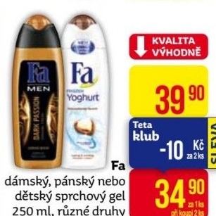 Sprchový gel Fa