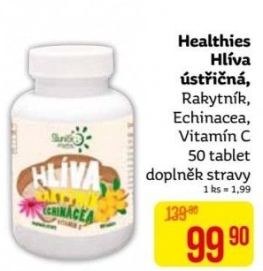 Doplněk stravy Hlíva ustřičná Healthiest