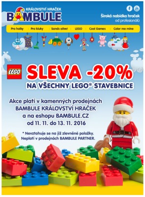 akční leták Bambule 11.11.2016-13.11.2016