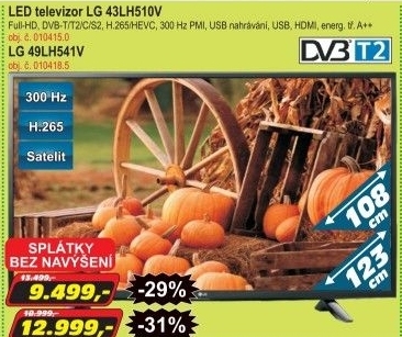 LED televize LG 43LH510V