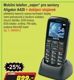 Mobilní telefon Aligator A420