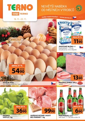 akční leták COOP 16.11.2016-22.11.2016