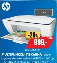DESKJET 2130 Inkoustová multifunkceHP