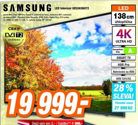 SAMSUNG UE55KU6072