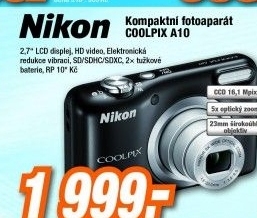 NIKON COOLPIX A10 BLACK