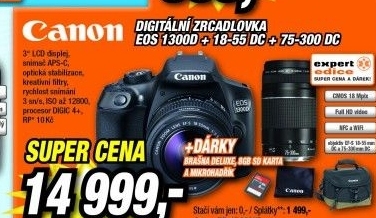 Canon EOS 1300D + 18-55 DC + 75-300 DC