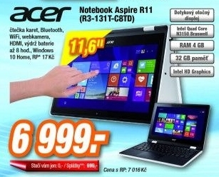 ACER Aspire R11 (R3-131T-C8TD)/WIN10