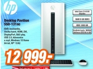 HP Pavilion 550-131nc/WIN10