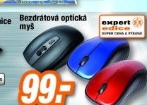 AQ Bezdrátová optická myš, modrá