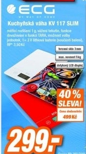 ECG KV 117 SLIM red