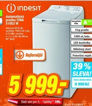 INDESIT ITWA 51052 W