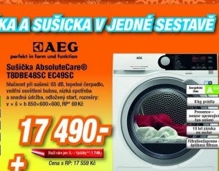 AEG AbsoluteCare® T8DBE48SC