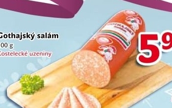 Salám Gothaj Kostelecké uzeniny