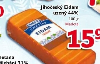 Sýr Eidam uzený Jihočeský Madeta