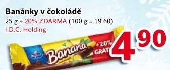 Tyčinka Banán v čokoládě Figaro