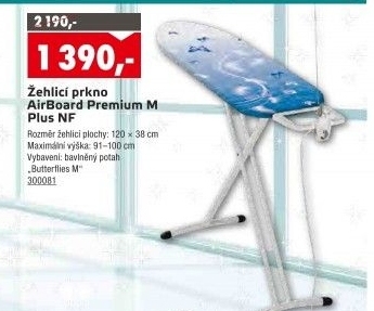 Žehlicí prkno AirBoard Premium M Plus Leifheit