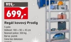 Kovový regál