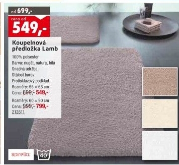 Koupelnová předložka Lamb Spirella