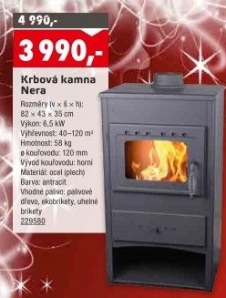 Krbová kamna Nera