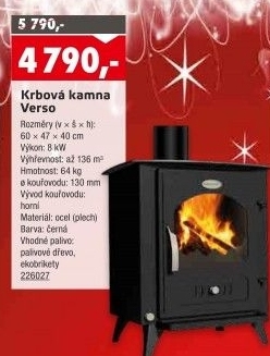 Krbová kamna Verso