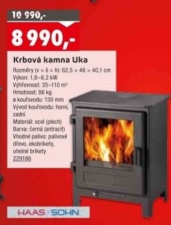 Krbová kamna UKA Haas + Sohn