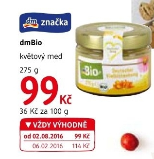 Med květový dm Bio