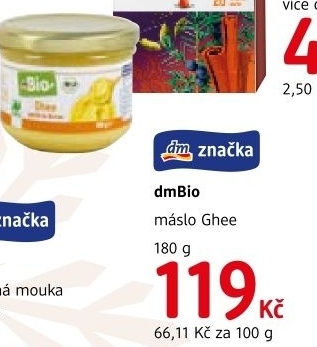 Ghee máslo dm Bio