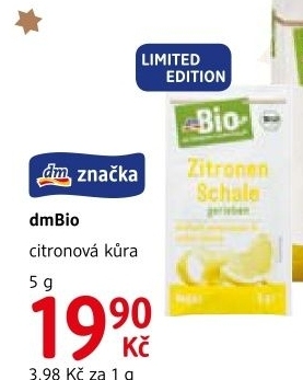 Citronová kůra dm Bio