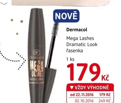 Řasenka Mega Lashes Dramatic Look Dermacol
