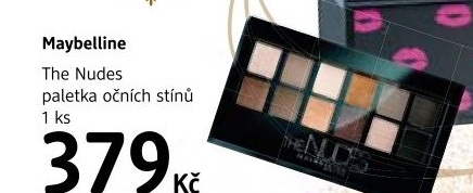 Paletka očních stínů The Nudes Maybelline