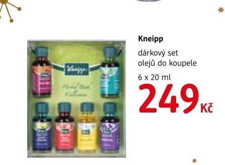 Dárková kazeta oleje do koupele Kneipp