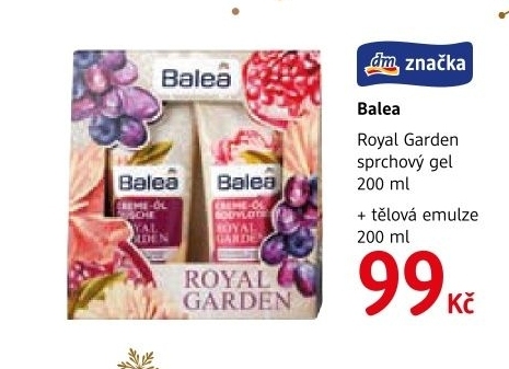 Dárková kazeta Royal Garden Balea