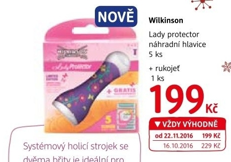 Náhradní hlavice dámské Lady Protector Wilkinson