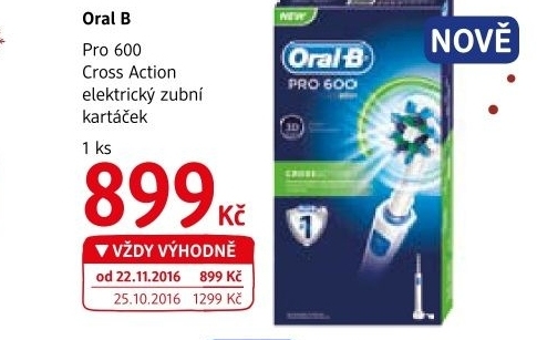 Kartáček Oral-B Pro 600 Cross Action