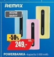 Power Bank Proda E5 5000mAh Modrá REMAX