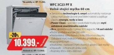 WFC 3C23 PF X MYČKAWHIRLPOOL