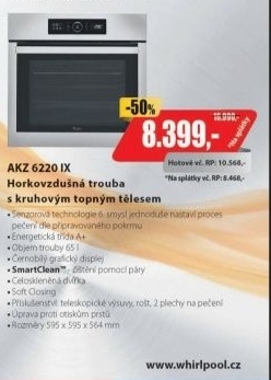 AKZ 6220 IX TROUBA VESTAVNÁWHIRLPOOL