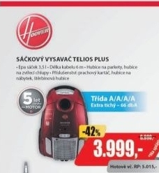 TE70 TE75011 VYSAVAČHOOVER