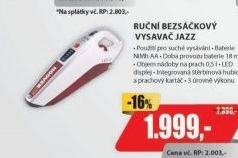 SM 156DPN4 01 VYSAVAČ RUČNÍHOOVER