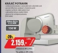 PHFS 8000 KRÁJEČ POTRAVINPHILCO