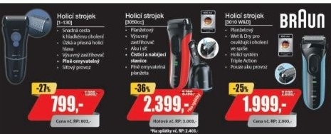 SERIES 1 - 130 S-1 HOLICÍ STROJEK BRAUN