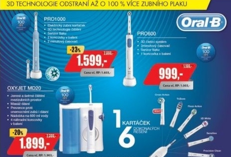 PRO 1000 (PC1000) ZUB. KART. ORAL B