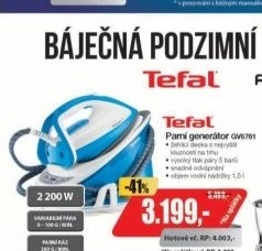 GV6761E0 PARNÍ GENERÁTORTEFAL