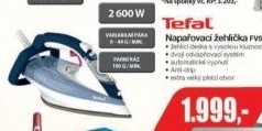 FV5546 NAPAŘOVACÍ ŽEHLIČKATEFAL