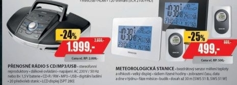 SPT 280 Rádio s CD/USB/MP3   SENCOR
