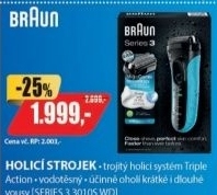 SERIES 3 3010S WD HOLÍCÍ STROJEKBRAUN