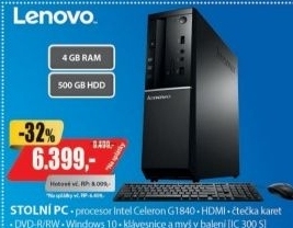 IC 300s G1840 4GB 500GB Win10LENOVO