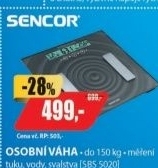 SBS 5020 osobní váhaSENCOR