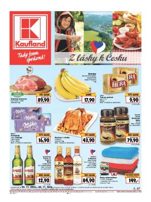 akční leták Kaufland 24.11.2016-30.11.2016