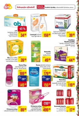 akční leták Teta drogerie 24.11.2016-3.12.2016